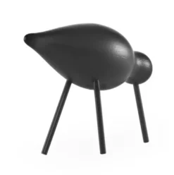 Figurka Dekoracyjna Shorebird Średnia Czarna Normann Copenhagen