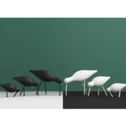 Figurka Dekoracyjna Shorebird Średnia Czarna Normann Copenhagen