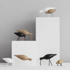 Figurka Dekoracyjna Shorebird Mała Czarna-Dąb Normann Copenhagen