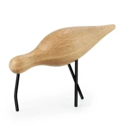 Figurka Dekoracyjna Shorebird Duża Czarna-Dąb Normann Copenhagen