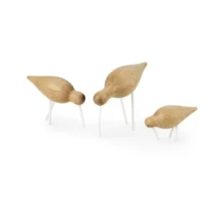 Figurka Dekoracyjna Shorebird Mała Biała-Dąb Normann Copenhagen