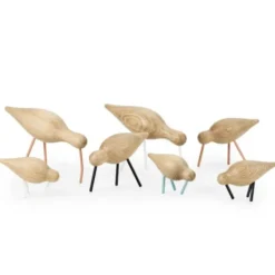 Figurka Dekoracyjna Shorebird Mała Biała-Dąb Normann Copenhagen