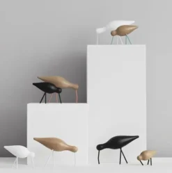 Figurka Dekoracyjna Shorebird Duża Czarna Normann Copenhagen