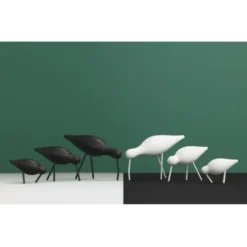 Figurka Dekoracyjna Shorebird Duża Czarna Normann Copenhagen