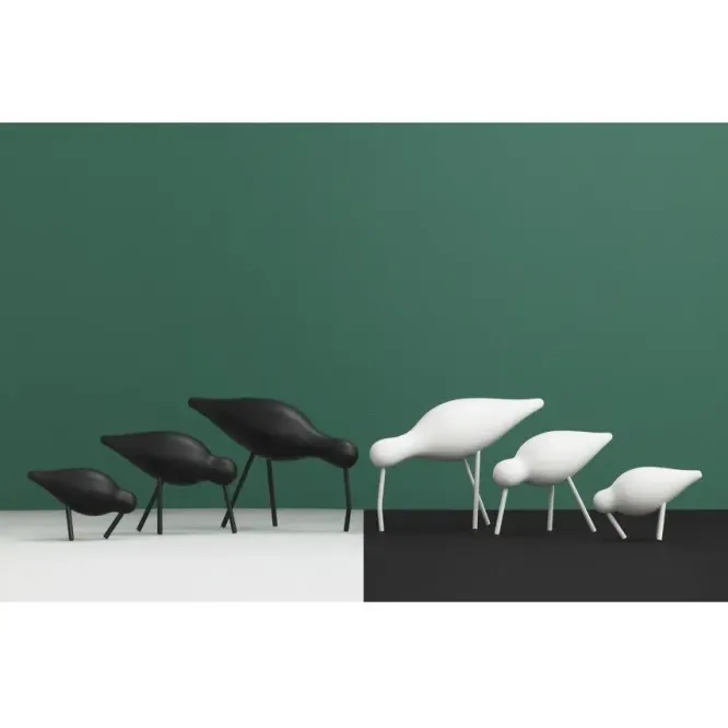 Figurka Dekoracyjna Shorebird Duża Czarna Normann Copenhagen