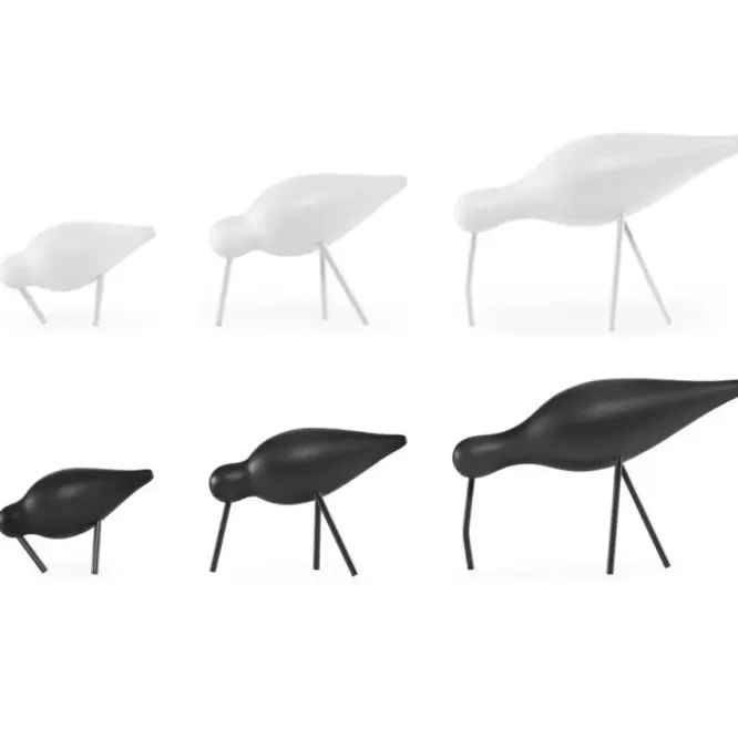 Figurka Dekoracyjna Shorebird Mała Czarna Normann Copenhagen
