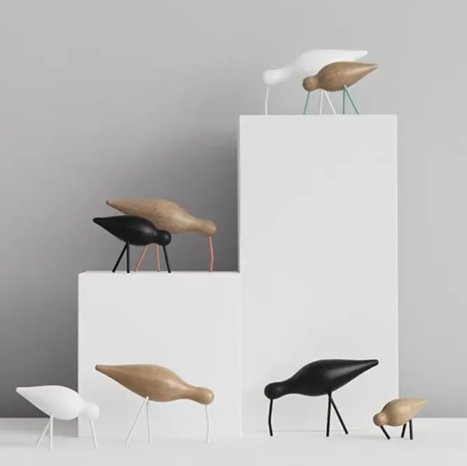 Figurka Dekoracyjna Shorebird Mała Czarna Normann Copenhagen