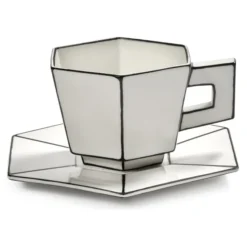 Filiżanka Do Cappuccino Ze Spodkiem Carte Blanche Serax