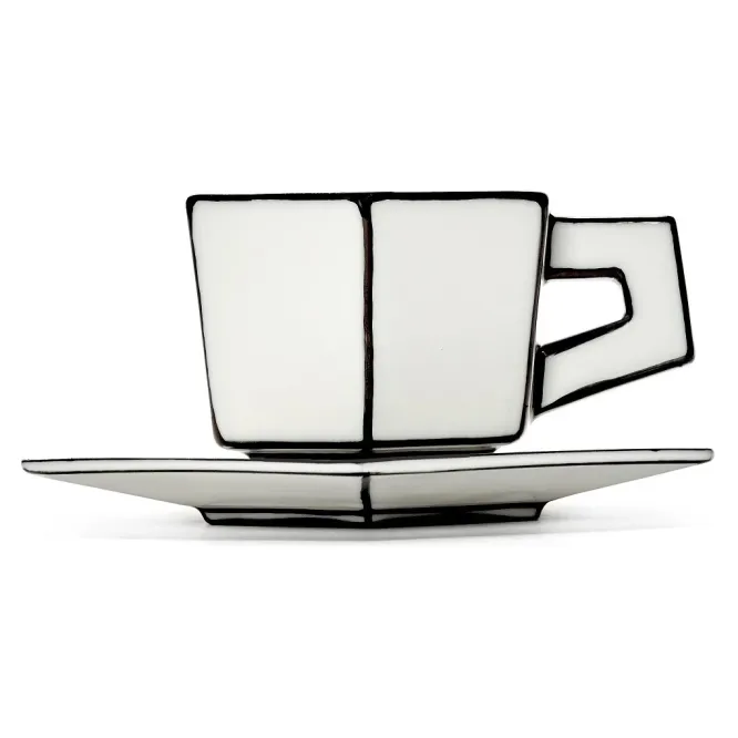 Filiżanka Do Espresso Ze Spodkiem Carte Blanche Serax