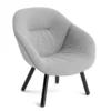Fotel Aal82 Soft Czarny Dąb - Flamiber Grey Hay