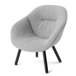 Fotel Aal82 Soft Czarny Dąb - Flamiber Grey Hay