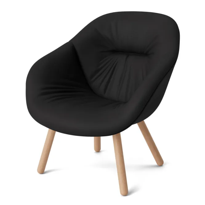 Fotel Aal82 Soft Naturalny Dąb - Sense Black Hay