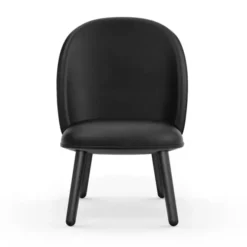Fotel Ace Skórzany Czarny Normann Copenhagen