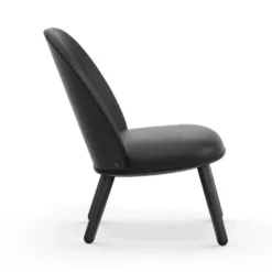 Fotel Ace Skórzany Czarny Normann Copenhagen