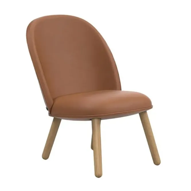 Fotel Ace Skórzany Koniakowy Normann Copenhagen