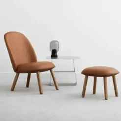 Fotel Ace Skórzany Koniakowy Normann Copenhagen