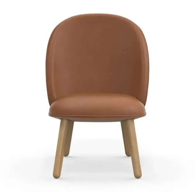 Fotel Ace Skórzany Koniakowy Normann Copenhagen