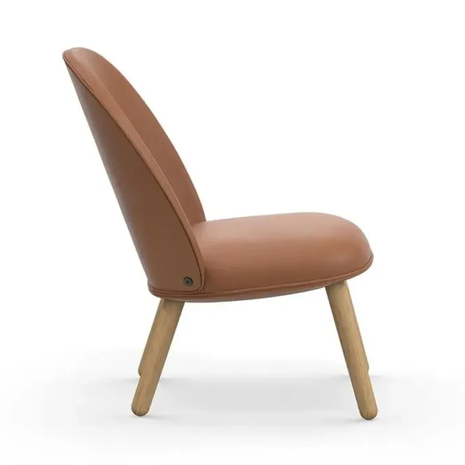 Fotel Ace Skórzany Koniakowy Normann Copenhagen