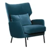 Fotel Alex Classic Velvet Navy Blue Sits