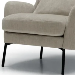 Fotel Alex Z Zagłówkiem Atropa Grey Beige Sits