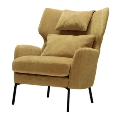 Fotel Alex Z Zagłówkiem Atropa Mustard Sits