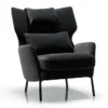 Fotel Alex Z Zagłówkiem Classic Velvet Anthracite Sits