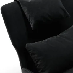Fotel Alex Z Zagłówkiem Classic Velvet Anthracite Sits