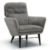 Fotel Amy Z Drewnianymi Nogami Elyot Grey Beige Sits