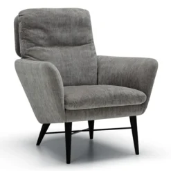 Fotel Amy Z Drewnianymi Nogami Elyot Grey Beige Sits