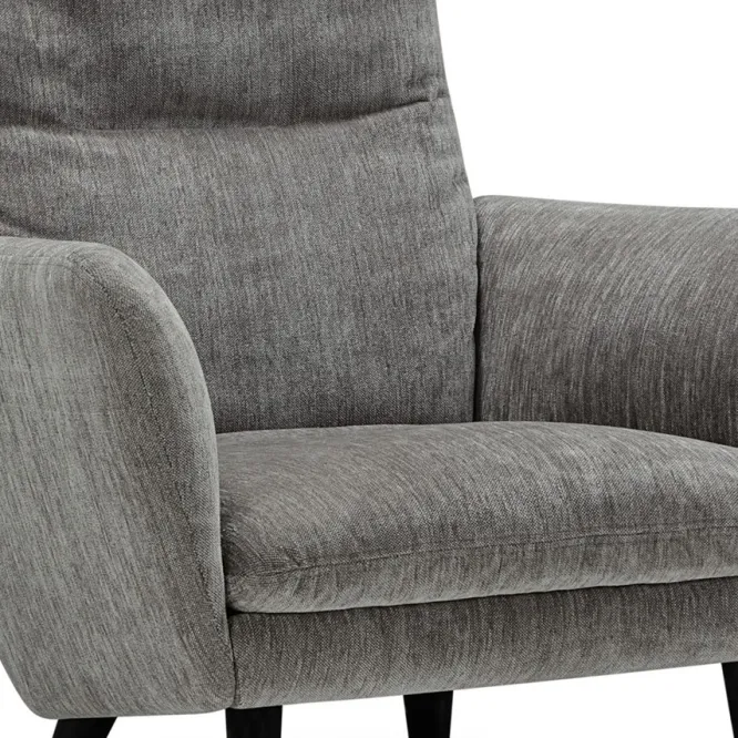 Fotel Amy Z Drewnianymi Nogami Elyot Grey Beige Sits