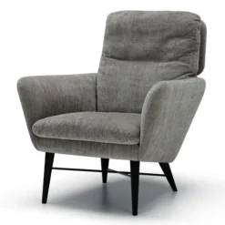 Fotel Amy Z Drewnianymi Nogami Elyot Grey Beige Sits