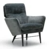 Fotel Amy Z Drewnianymi Nogami Sky Blue Sits