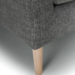 Fotel Anna Z Drewnianymi Nogami Spicy Grey Sits