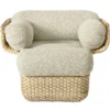 Fotel Basket Kvadrat Sahco Gubi