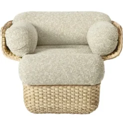 Fotel Basket Kvadrat Sahco Gubi