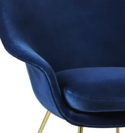 Fotel Bat Velvet Blue Gubi