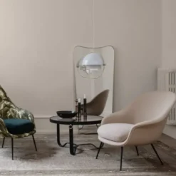 Fotel Bat Velvet Blue Gubi