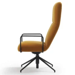 Fotel Biurowy Elle Z Metalowymi Podł. Sancal