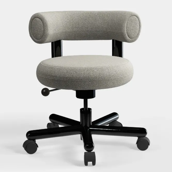 Fotel Biurowy Fat Clay Boucle Tom Dixon