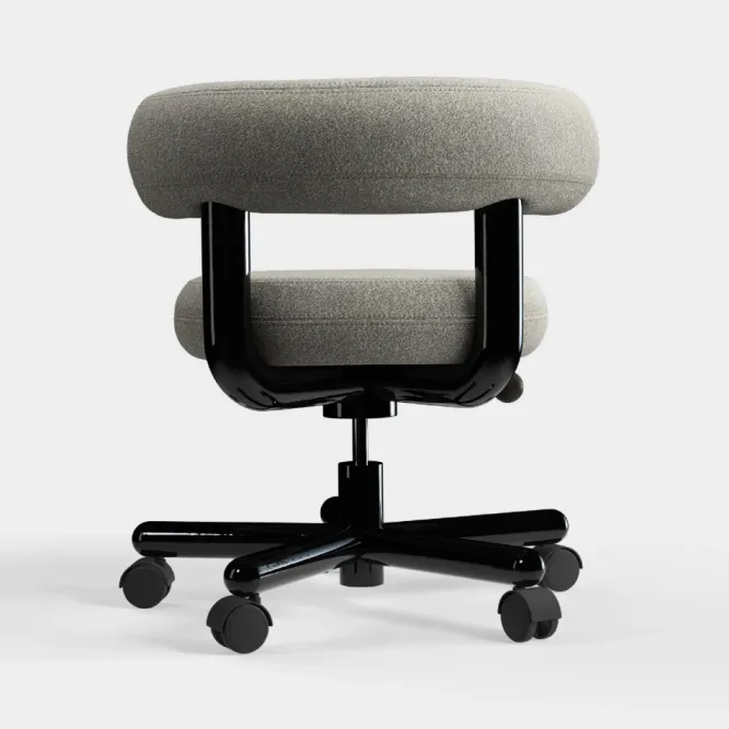 Fotel Biurowy Fat Clay Boucle Tom Dixon
