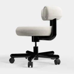 Fotel Biurowy Fat Ivory Boucle Tom Dixon