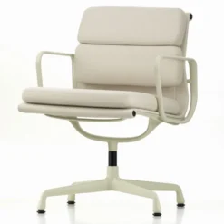 Fotel Biurowy Soft Pad Ea 231 Tkanina Track Light Grey - Podstawa Szara Vitra