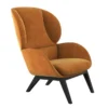 Fotel Carla Super Velvet Warm Yellow