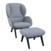 Fotel Carla Z Podnóżkiem Cashmere Blue