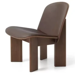 Fotel Chisel Tapicerowany Sense Dark Brown Hay