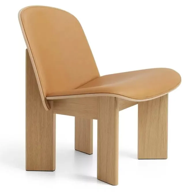 Fotel Chisel Tapicerowany Sense Cognac Hay
