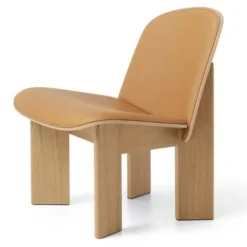 Fotel Chisel Tapicerowany Sense Cognac Hay