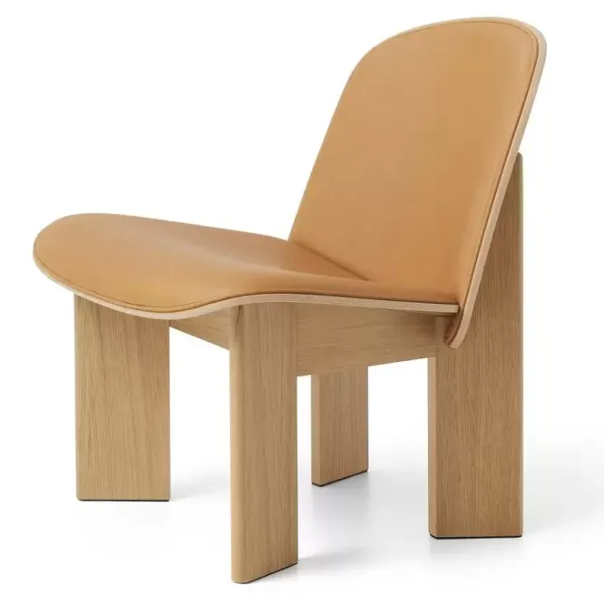Fotel Chisel Tapicerowany Sense Cognac Hay