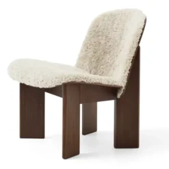 Fotel Chisel Tapicerowany Sheepskin Mohawi Hay