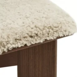 Fotel Chisel Tapicerowany Sheepskin Mohawi Hay